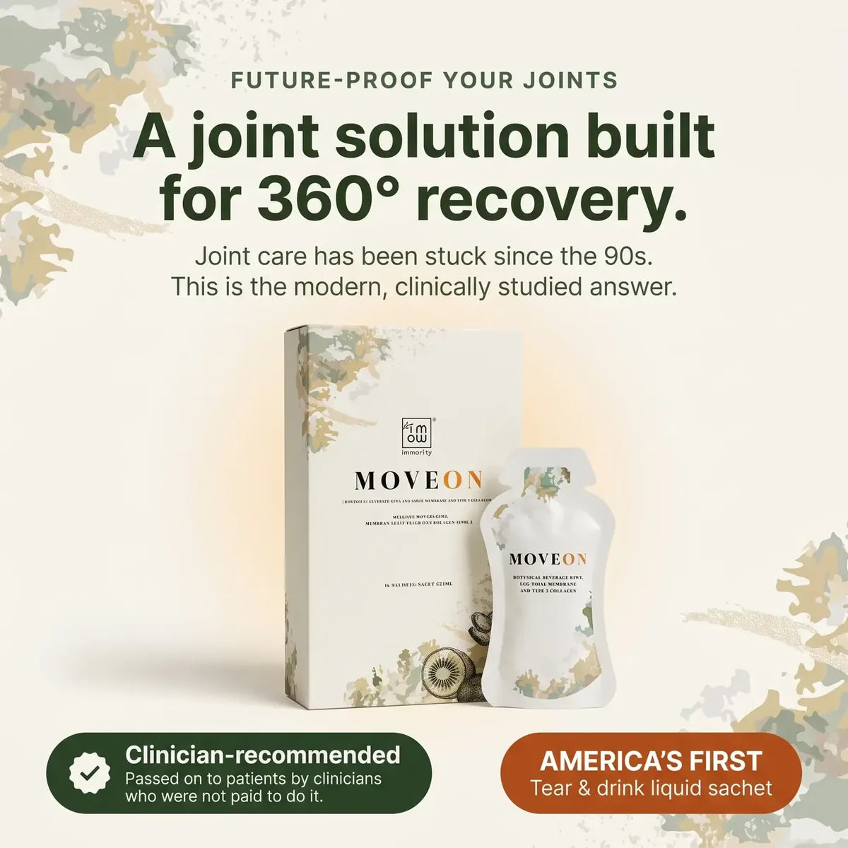 MoveOn liquid joint sachet